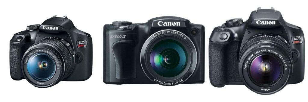Affordable Canon Camera combined image