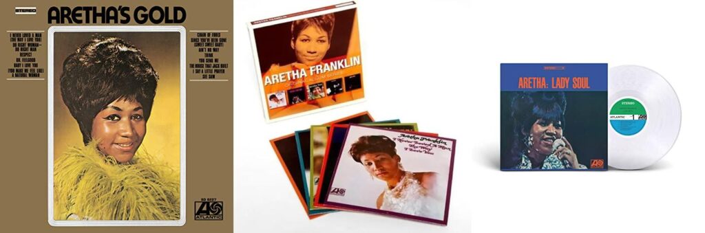 Aretha Franklin Albums combined image