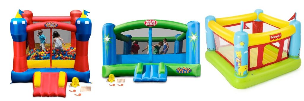 Bestway Wonder Zone Bounce House combined image