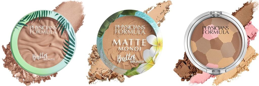 Bronzers For Light Skin combined image