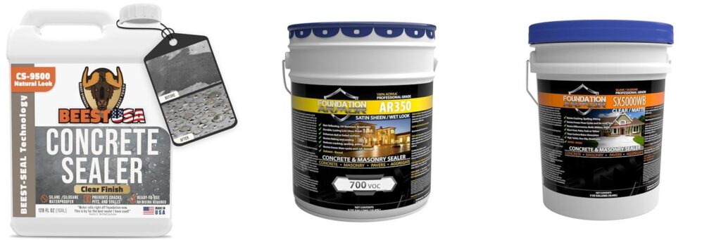 Concrete Sealer For Patio combined image