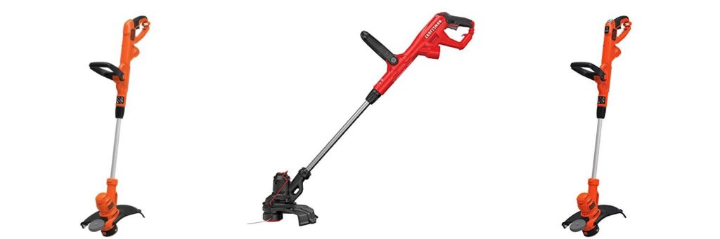 Corded Electric Weed Eater combined image