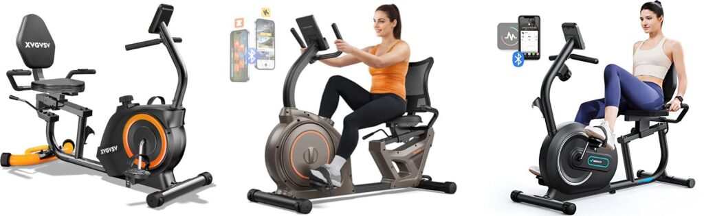 Exercise Bike Recumbent combined image