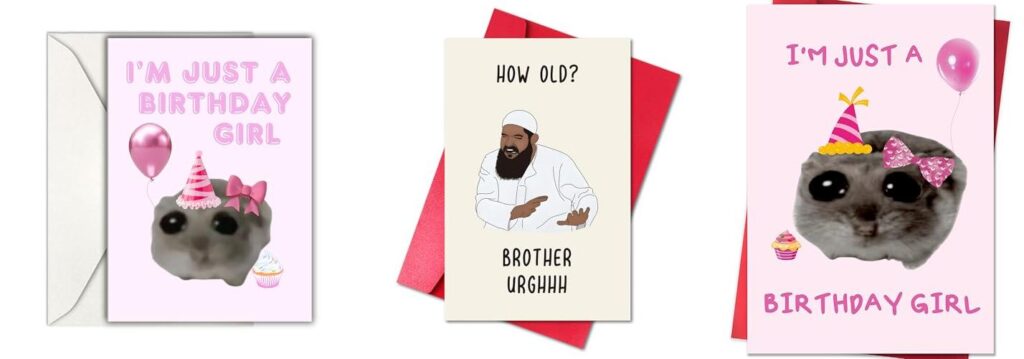 Friend Birthday Memes combined image