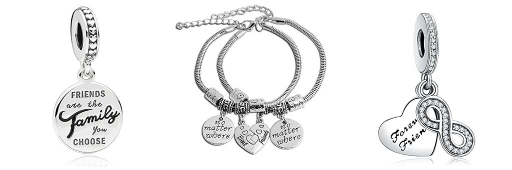 Friend Charm Bracelets combined image