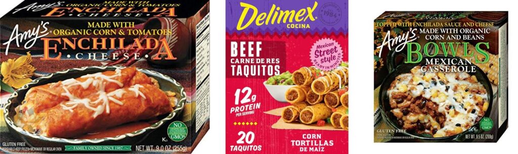 Frozen Mexican Food combined image
