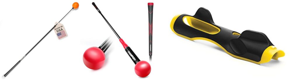 Golf Swing Trainers combined image