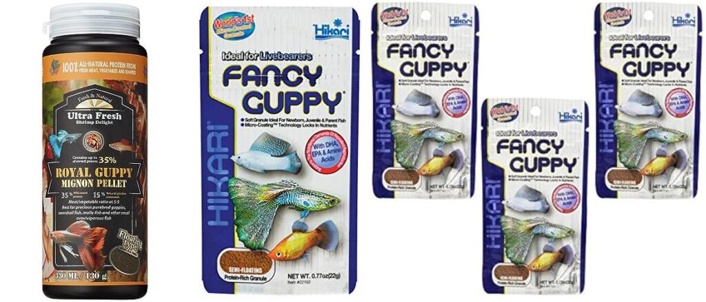 Guppy Food combined image