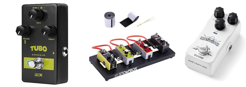 Inexpensive Guitar Pedals combined image