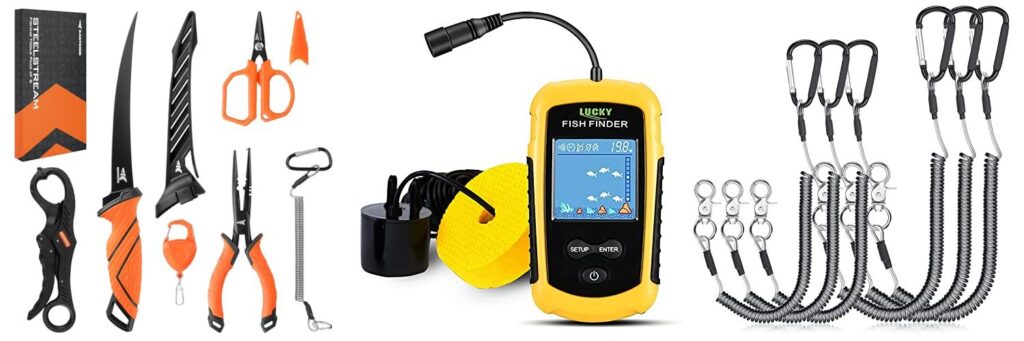 Kayak Fishing Gear combined image