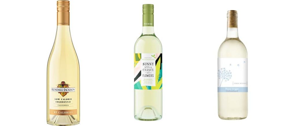 Low Carb Wine combined image