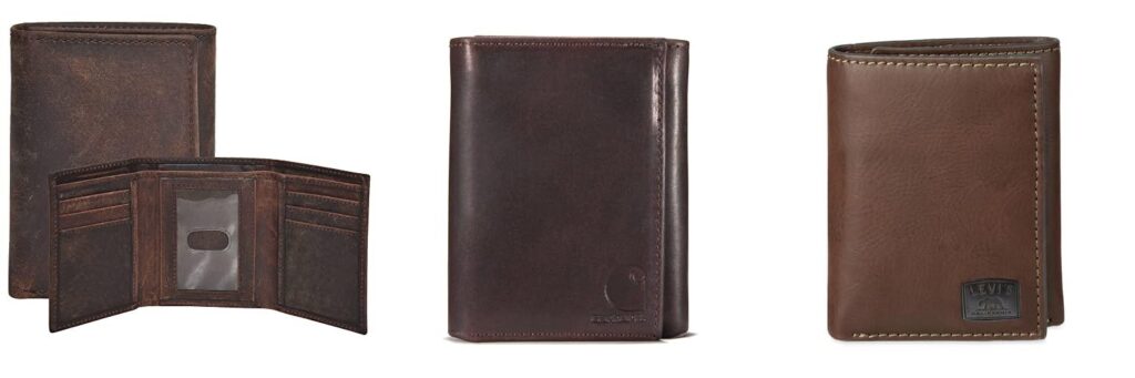 Mens Trifold Wallet combined image