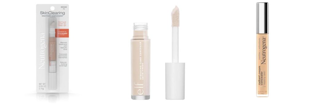 Non Comedogenic Concealer combined image