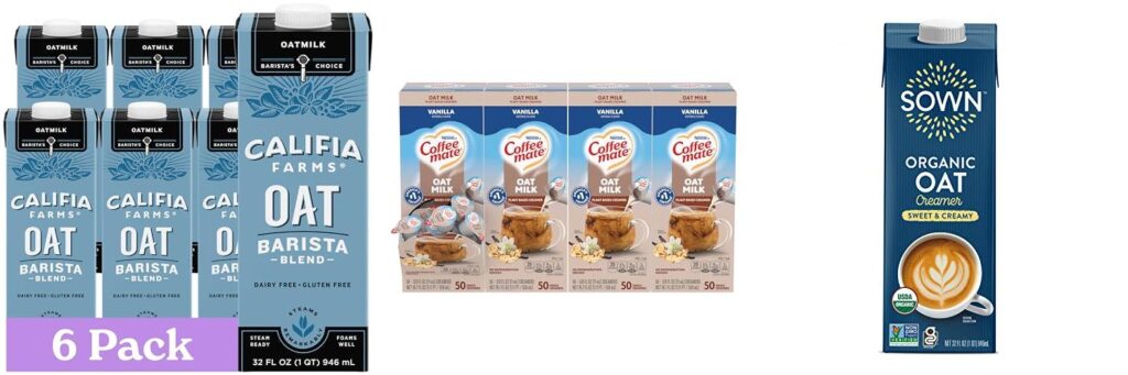 Oat Milk Creamer combined image