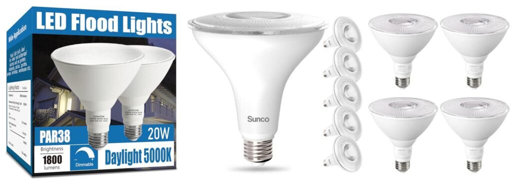 Outdoor Flood Light Bulbs combined image