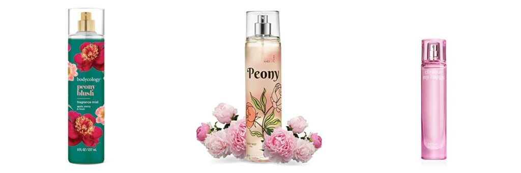 Peony Perfume combined image