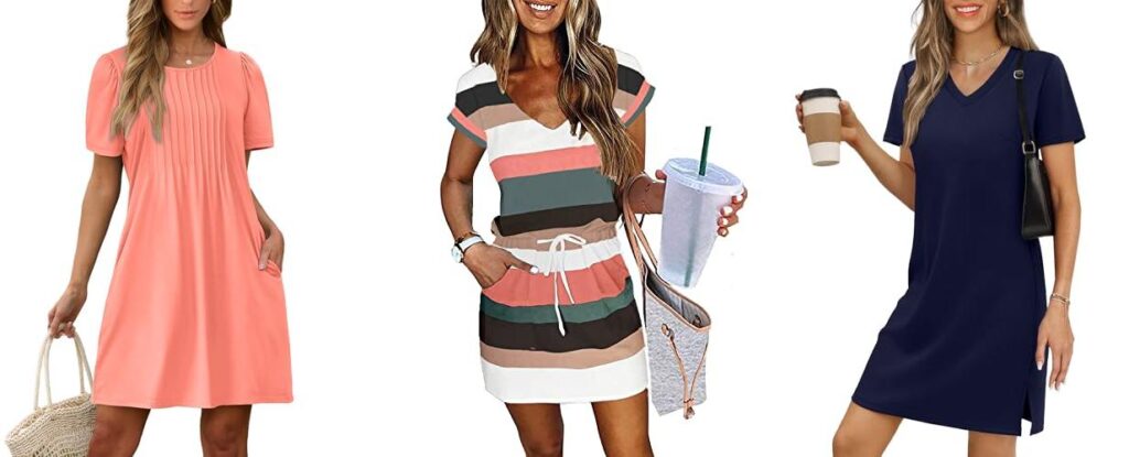 Petite Casual Dresses combined image