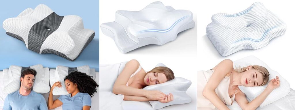 Pillow For Herniated Neck combined image