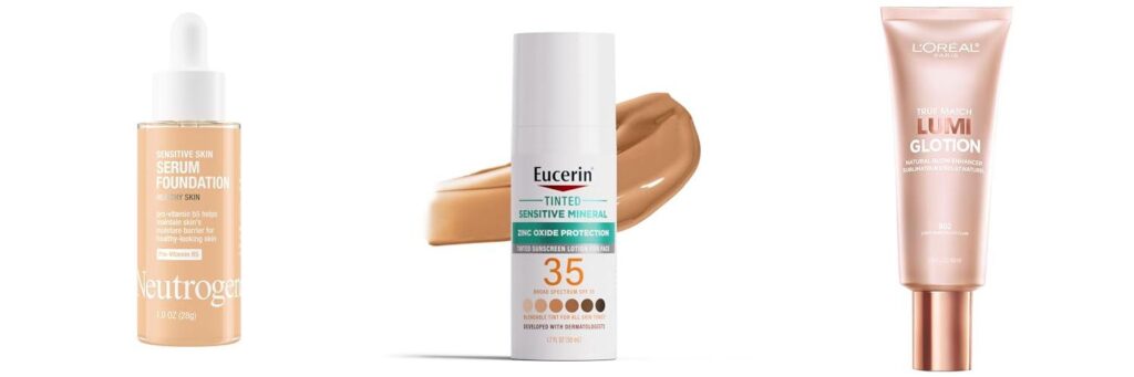 Sensitive Skin Makeup combined image