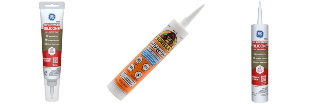 Shower Silicone Caulk combined image