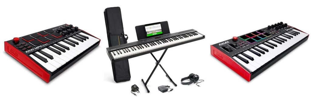 Synthesizer Keyboard combined image