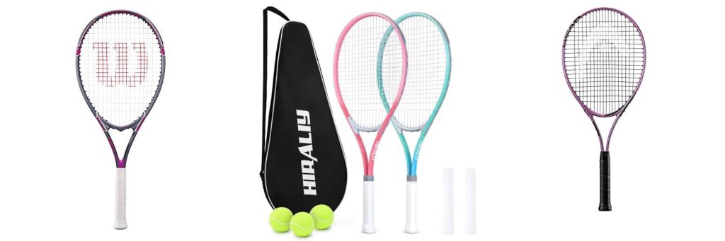 Tennis Rackets For Women combined image
