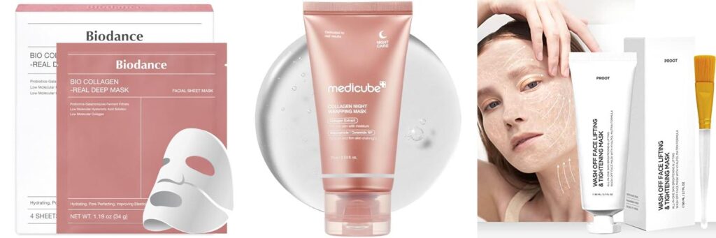 Tightening Face Mask combined image