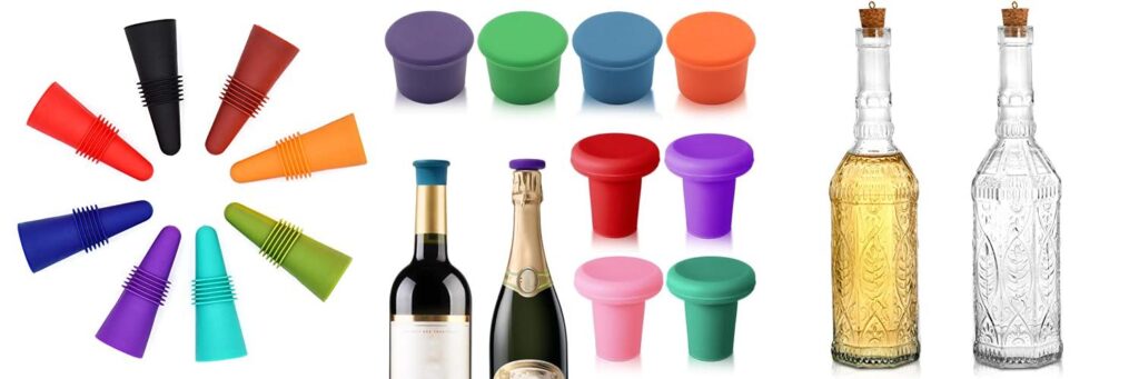 Vineger Bottle Stopper combined image