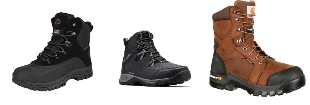 Winter Working Boots combined image
