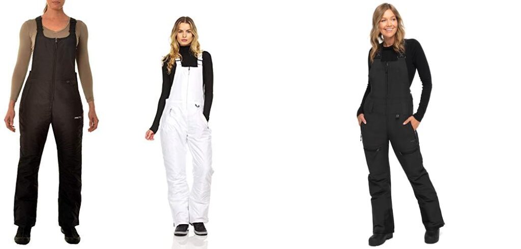 Womens Ski Bibs combined image