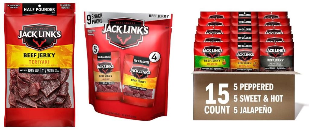 Beef Jerky Flavors combined image
