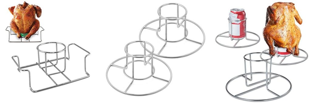 Beer Can Chicken Holder combined image