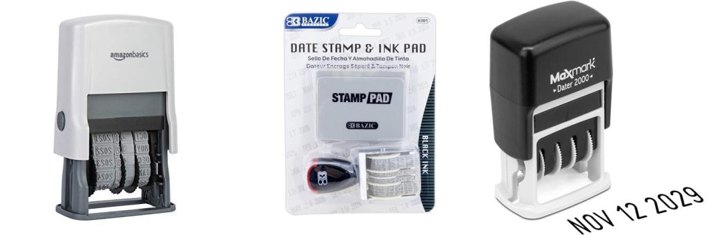 By Date Stamp combined image