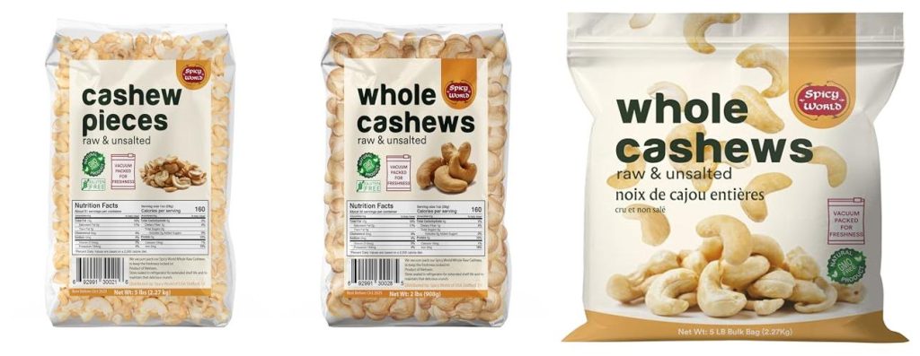 Cashews In The World combined image