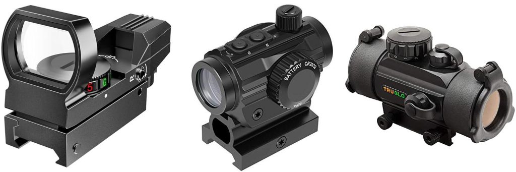 Crossbow Red Dot Sight combined image