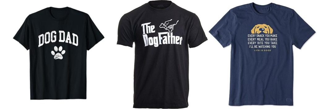 Dog Dad Shirt combined image