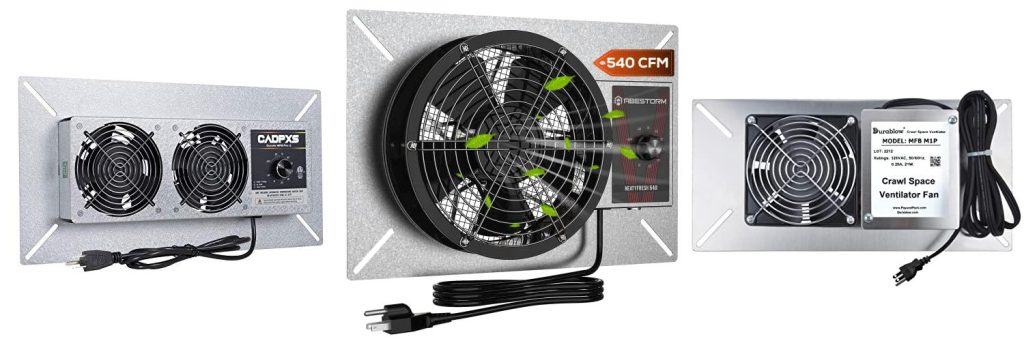 Exhaust Fan For Crawl Space combined image