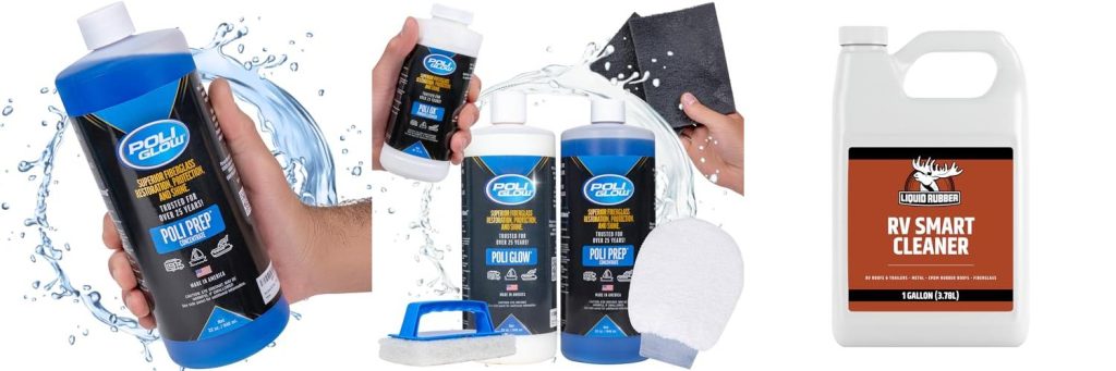 Fiberglass Camper Cleaner combined image