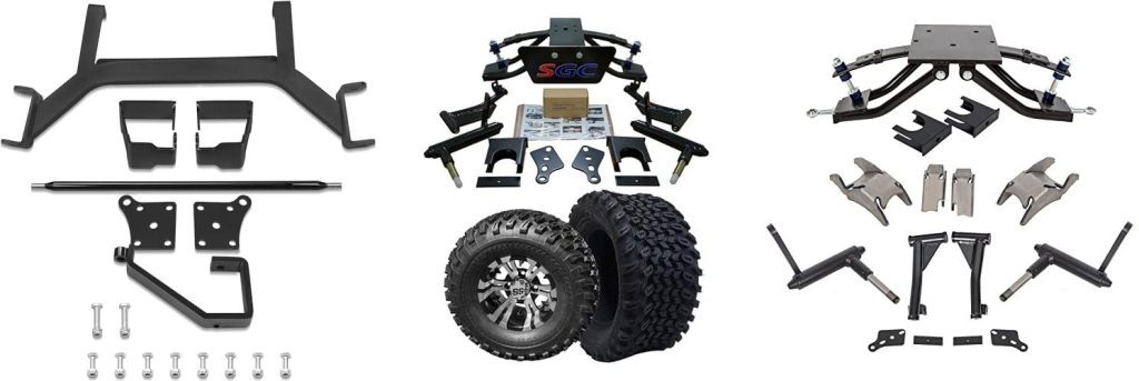 Golf Cart Lift Kit combined image