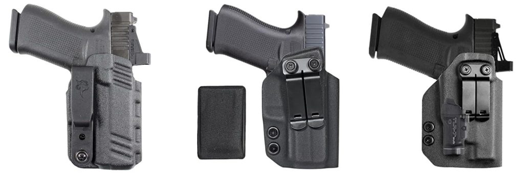 Holster For Glock 43X Mos With Red Dot combined image