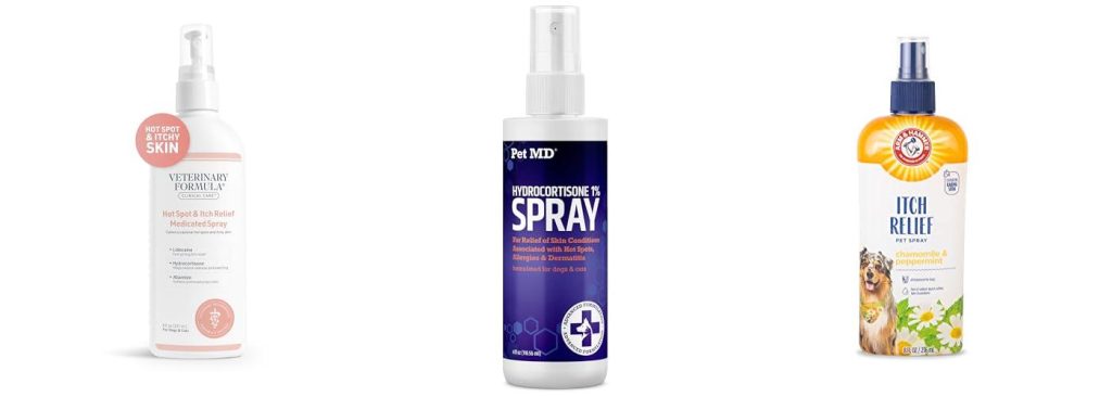Itch Relief Spray For Dogs combined image