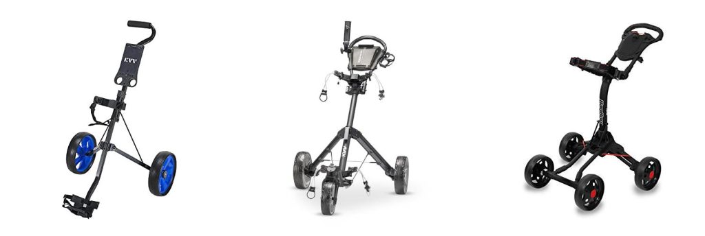 Junior Golf Push Cart combined image