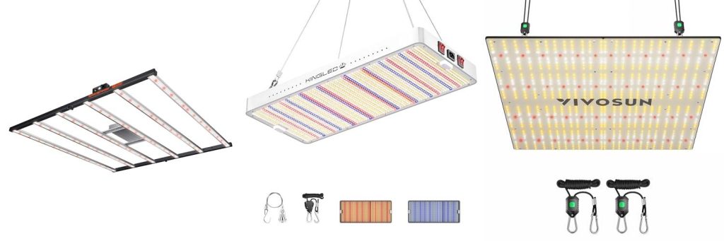 Led Grow Light For 5X5 Tent combined image