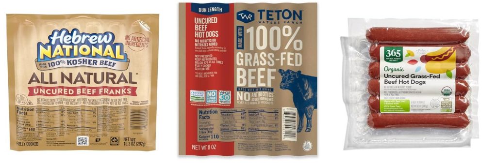 Low Sodium Hot Dogs combined image