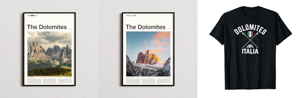 Month To Ski Dolomites combined image