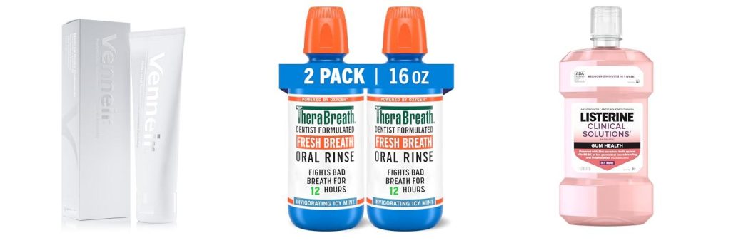 Mouthwash For Crowns combined image