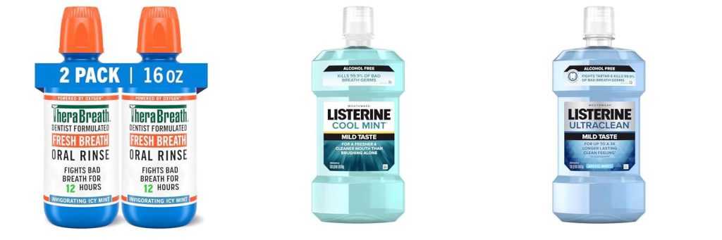 Mouthwash For Veneers combined image