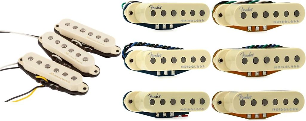 Noiseless Stratocaster Pickups combined image