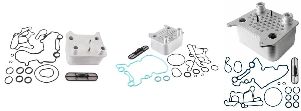 Oil Cooler For 6.0 Powerstroke combined image