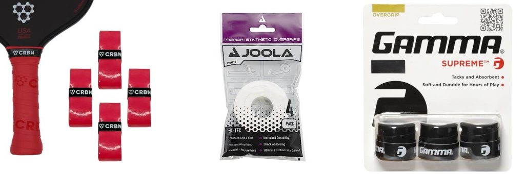 Pickleball Paddle Overgrips combined image